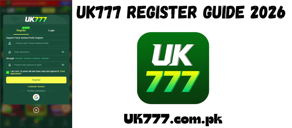 UK777 Register Guide 2026